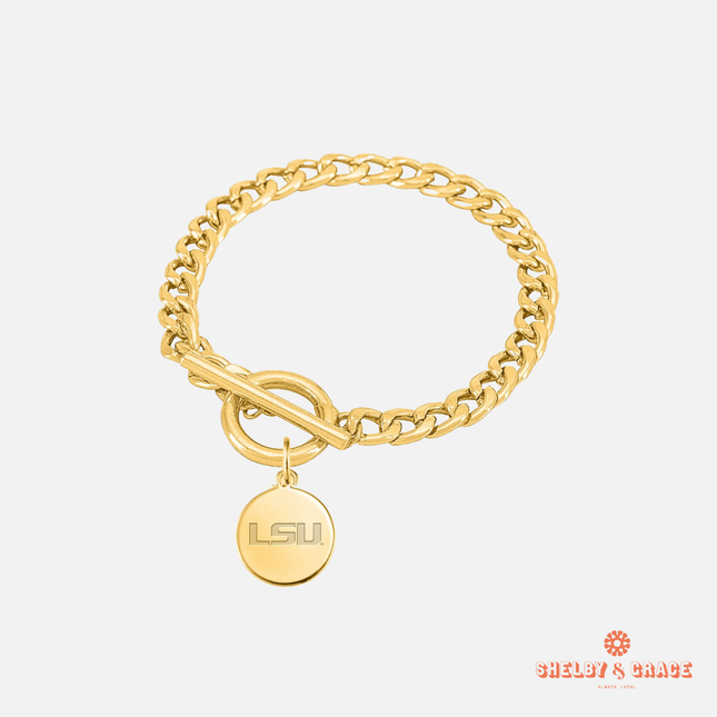 LSU Tigers Pennylane Bracelet