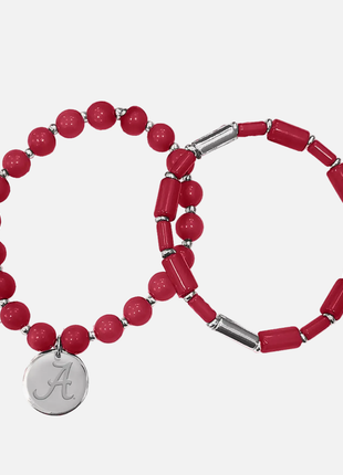 Alabama Crimson Tide Willow Bracelet Set