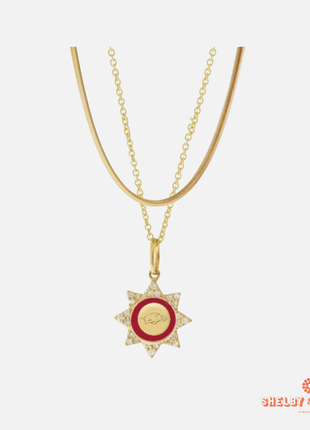 Arkansas Razorbacks Silene Necklace