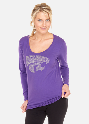 Kansas State Wildcats Jeweled Long Sleeve