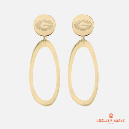 Georgia Bulldogs Millie Earrings