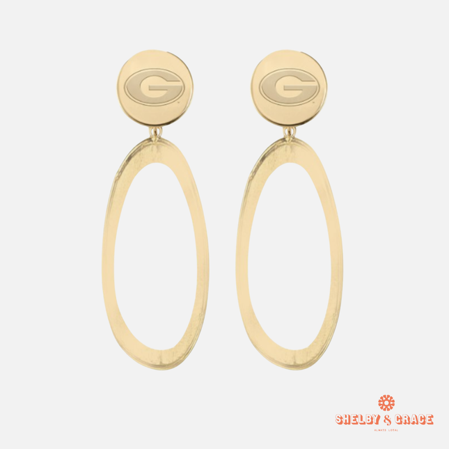 Georgia Bulldogs Millie Earrings