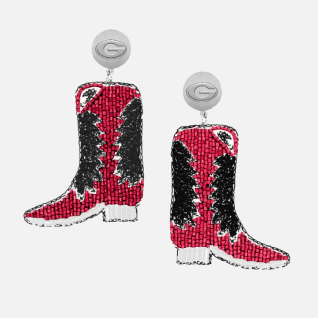 Georgia Boots Hand Beaded Earrings