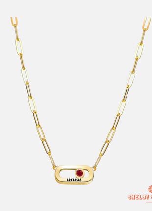 Arkansas Razorbacks Winterberry Necklace