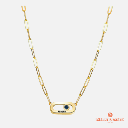 Auburn Tigers Winterberry Necklace