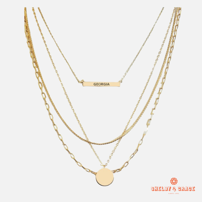 Georgia Bulldogs Taytum Necklace