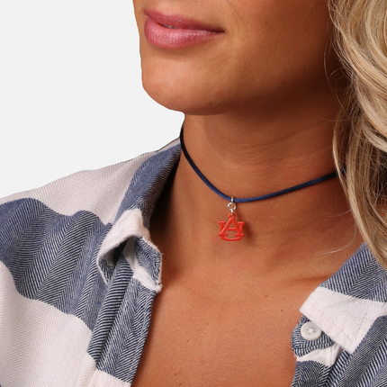 Auburn Tigers Satin Choker