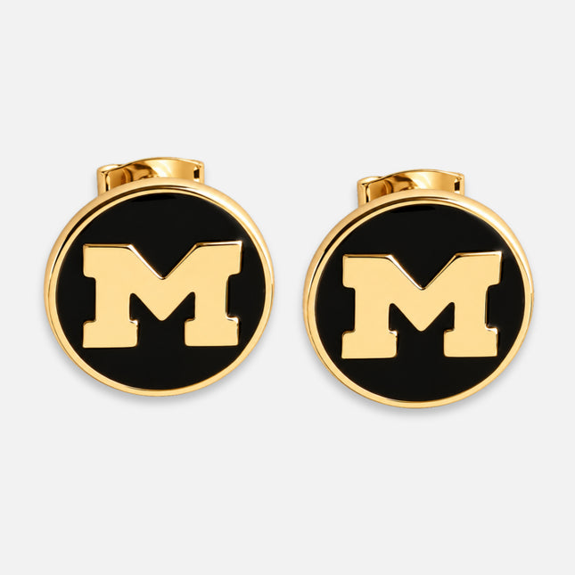 Michigan Wolverines Casey Stud Earrings