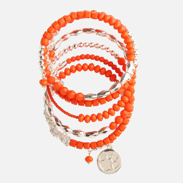 Clemson Tigers Mackenzie Wrap Bracelet