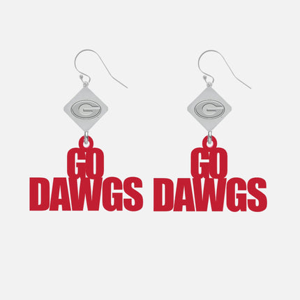 Georgia Bulldogs Betsy Laser Cut Earrings