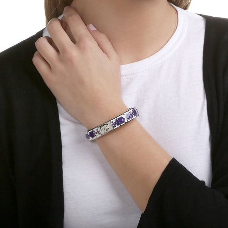 Kansas State Wildcats Mosaic Bangle