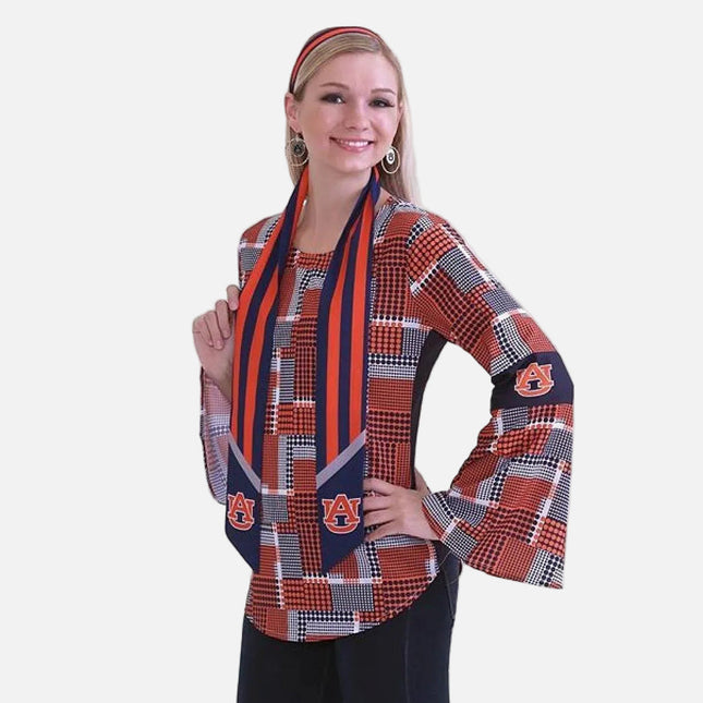 Auburn Tigers Erin Bell Sleeve Top