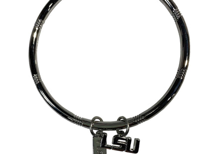 LSU Tigers Logo Bracelet Silver Plated
