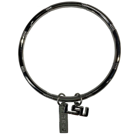 LSU Tigers Logo Bracelet Silver Plated