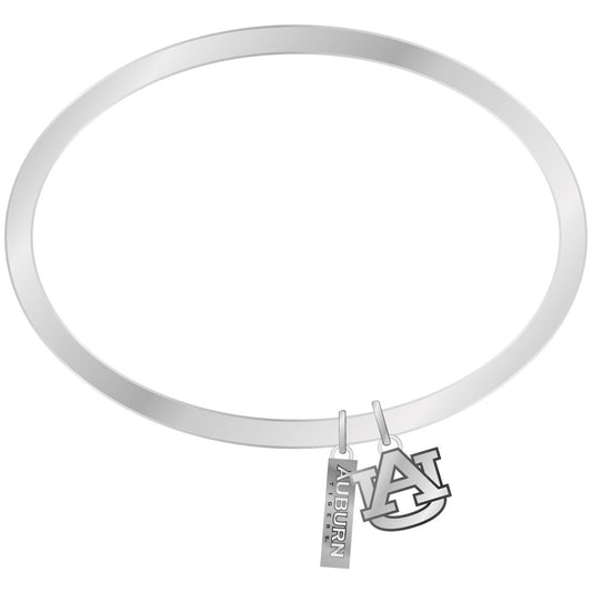 Auburn Tigers Logo Bracelet Silver Plated