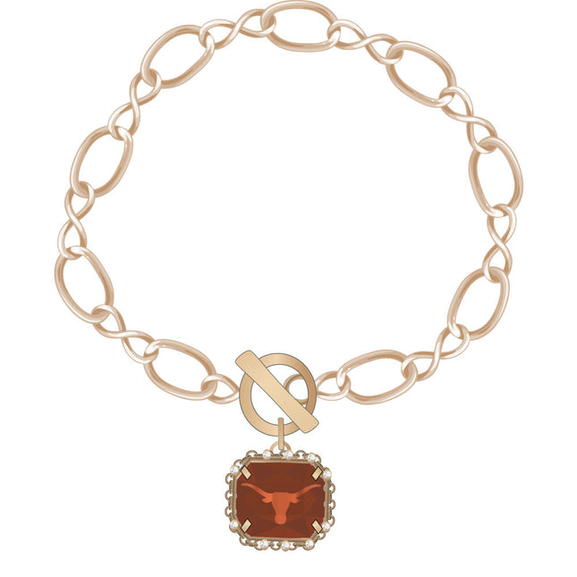 Texas Longhorns Etched Bracelet