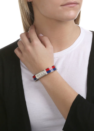 Kansas Jayhawks 2 Tone Bangle