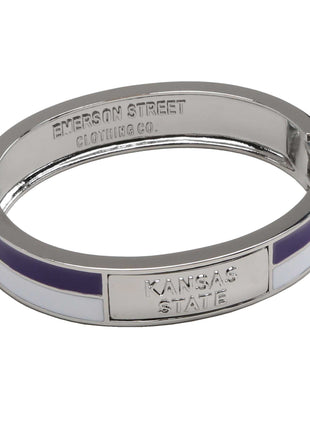 Kansas State Wildcats 2 Tone Bangle