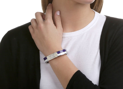 Kansas State Wildcats 2 Tone Bangle