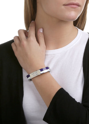 Kansas State Wildcats 2 Tone Bangle