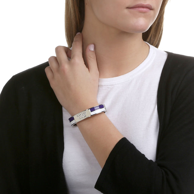 Kansas State Wildcats 2 Tone Bangle