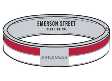 Arkansas Razorbacks 2 Tone Bangle