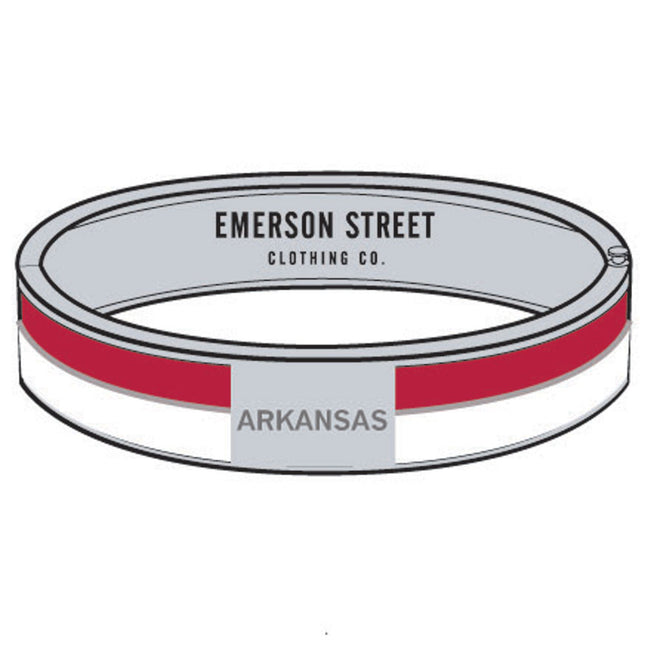 Arkansas Razorbacks 2 Tone Bangle