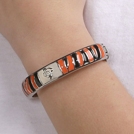 Oklahoma State Cowboys Animal Bangle Silver Plated