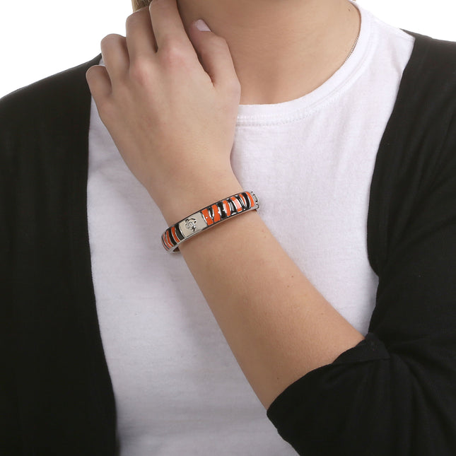 Oklahoma State Cowboys Animal Bangle Silver Plated