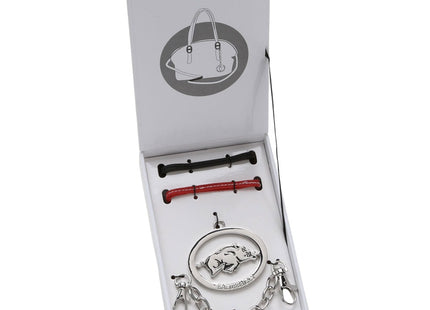Arkansas Razorbacks Handbag Charm Set