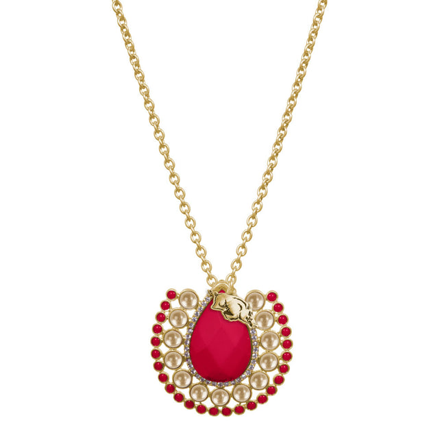 Arkansas Razorbacks Medallion Necklace
