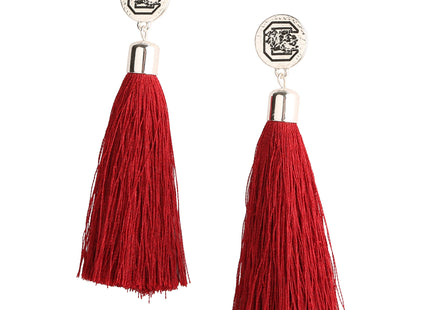 South Carolina Gamecocks Tia Tassel Earrings