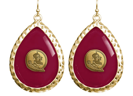 Florida State Seminoles Teardrop Earrings