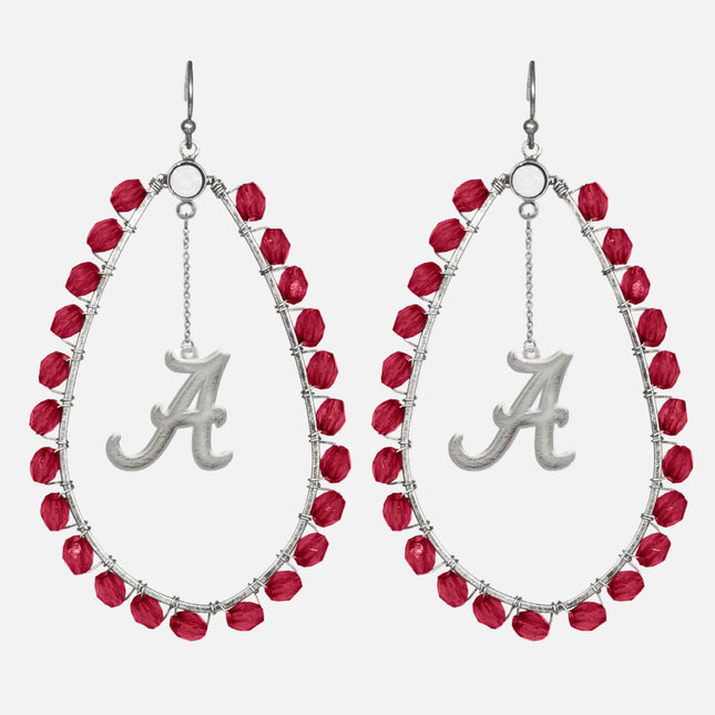 Alabama Crimson Tide Multi Stone Earrings