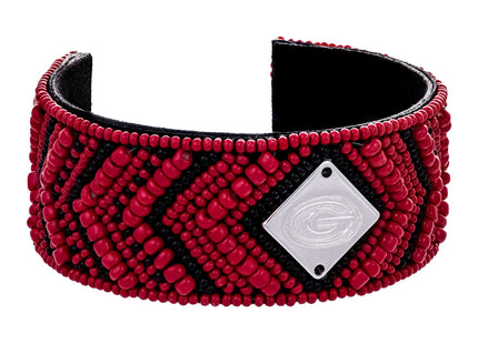 Georgia Bulldogs Goldie Hand Beaded Bracelet