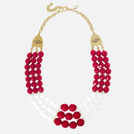Arkansas Razorbacks Stadium Necklace