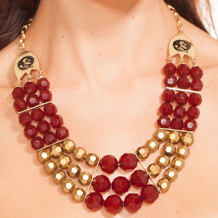 Florida State Seminoles Bubble Bead Statement Necklace