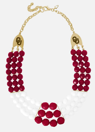 Oklahoma Sooners Stadium Necklace