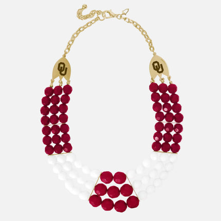 Oklahoma Sooners Stadium Necklace