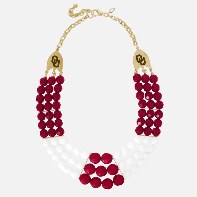 Oklahoma Sooners Stadium Necklace