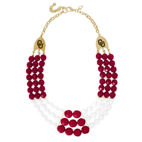 Oklahoma Sooners Stadium Necklace