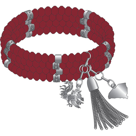 South Carolina Gamecocks Shelby Stretch Bracelet