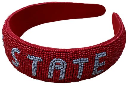 Ohio State Buckeyes Hand Beaded Headband