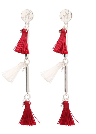 Alabama Crimson Tide Melody Tassel Earrings