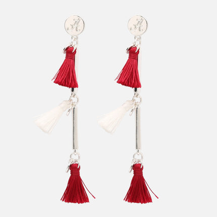 Alabama Crimson Tide Melody Tassel Earrings