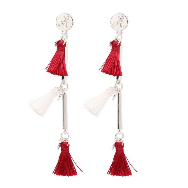 Alabama Crimson Tide Melody Tassel Earrings