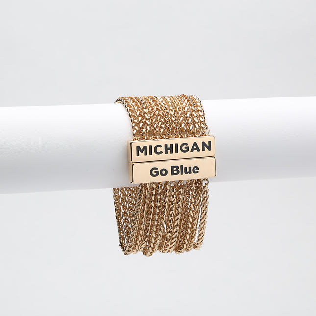 Michigan Wolverines Jolie Bracelet