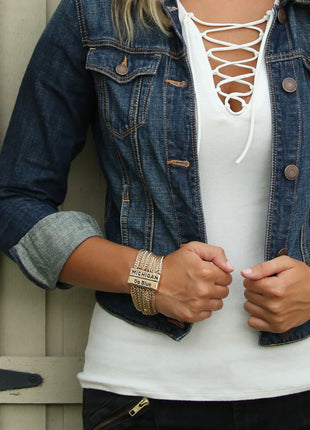 Michigan Wolverines Jolie Bracelet