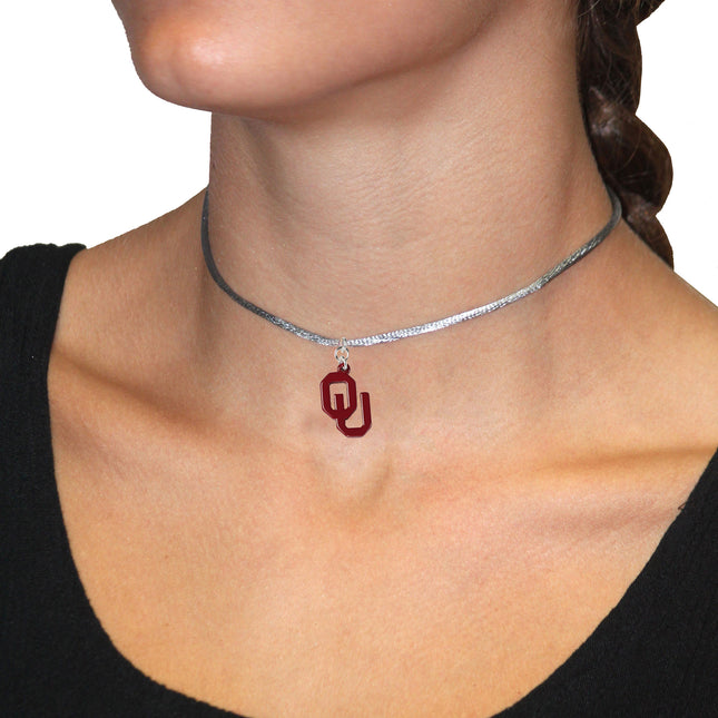 Oklahoma Sooners Satin Choker