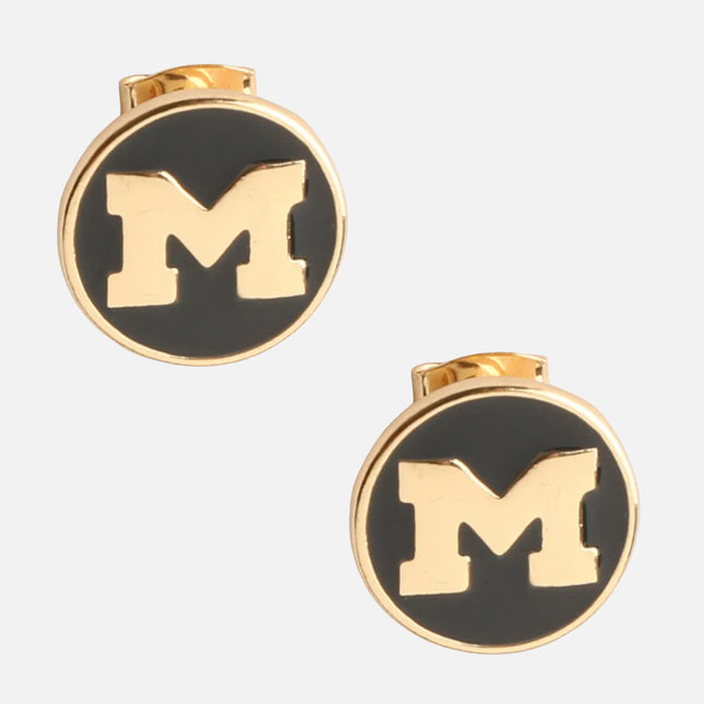 Michigan Wolverines Casey Stud Earrings